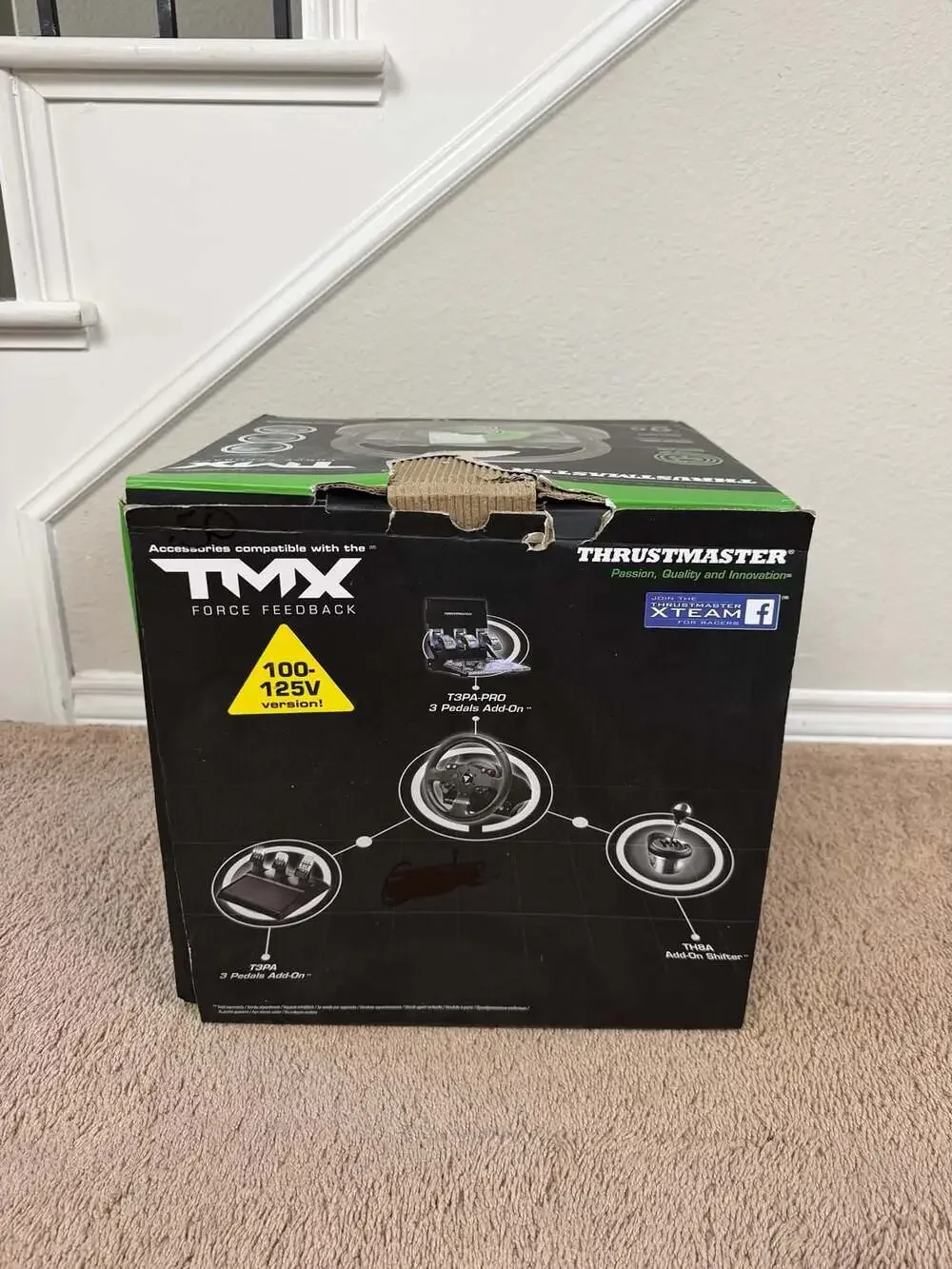 Thrustmaster TMX Force Feedback Racing Wheel and Pedals Xbox One and PC Box